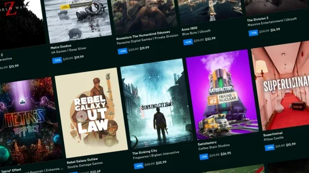 Epic Games Store oferece 15 jogos grátis até ao final de 2022