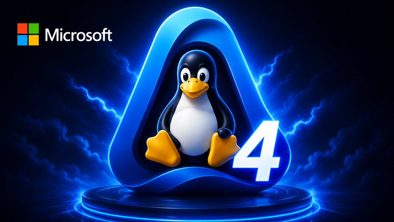 Microsoft Lança Azure Linux 4.0: A Sua Própria Distribuição Linux