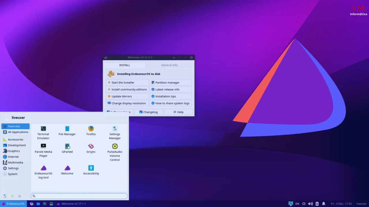 Arch-Linux-EndeavourOS