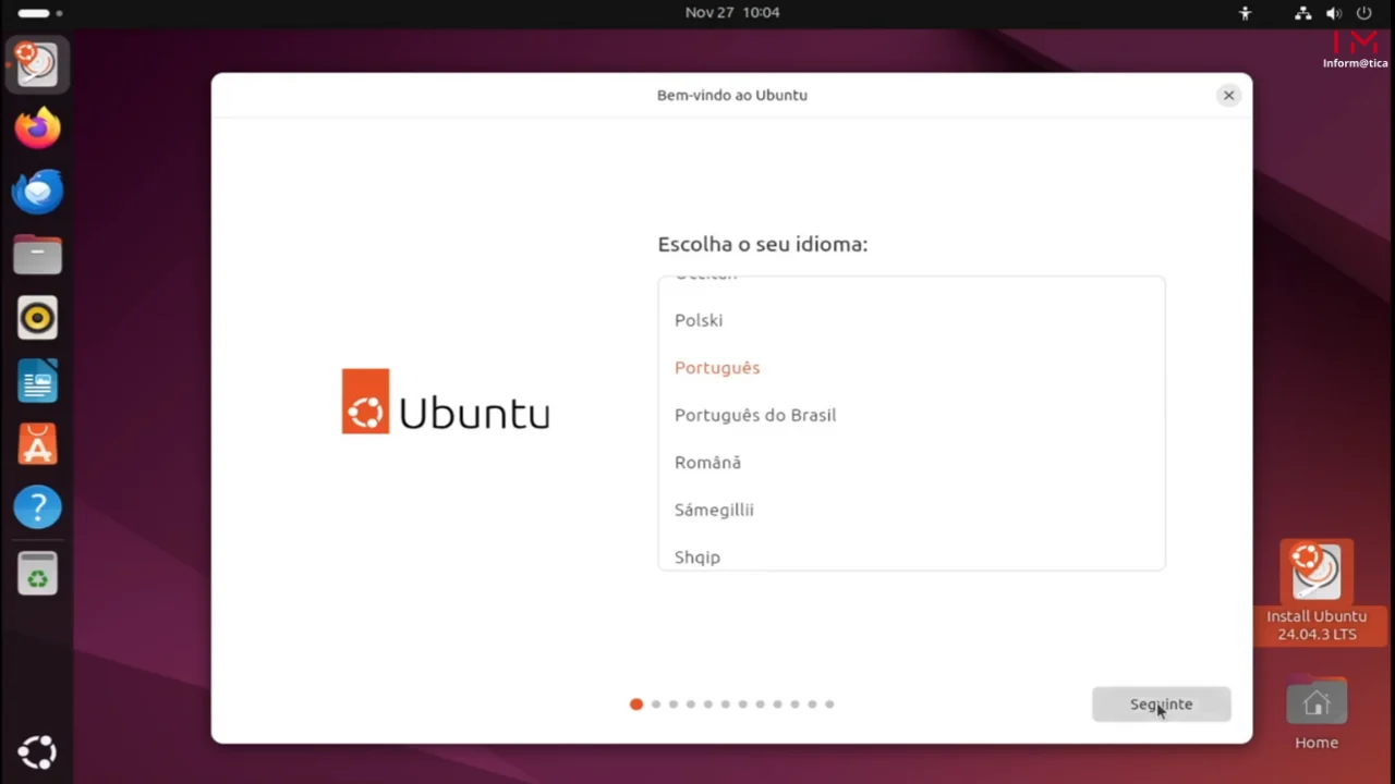 instalar ubuntu