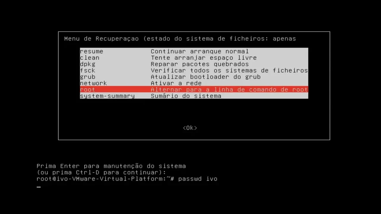 ubuntu-recuperar-senha